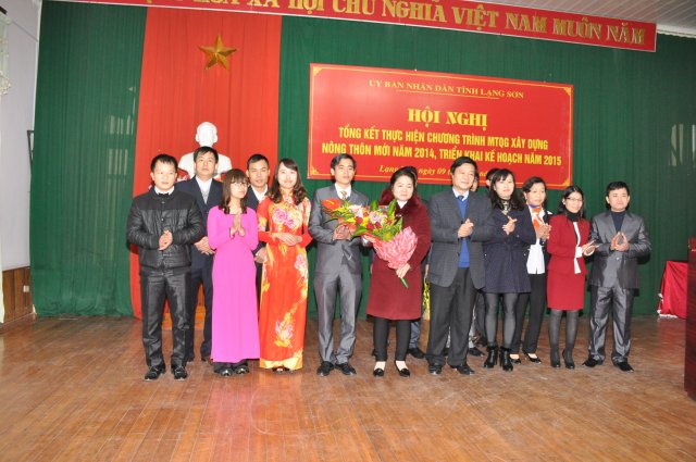 ra mắt văn phòng điều phối xây dựng nông thôn mới tỉnh Lạng Sơn (tháng 12015)